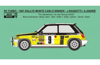 Transkit – Renault 5 Turbo - 1981 Monte Carlo / RAC - Ragnotti 1/24